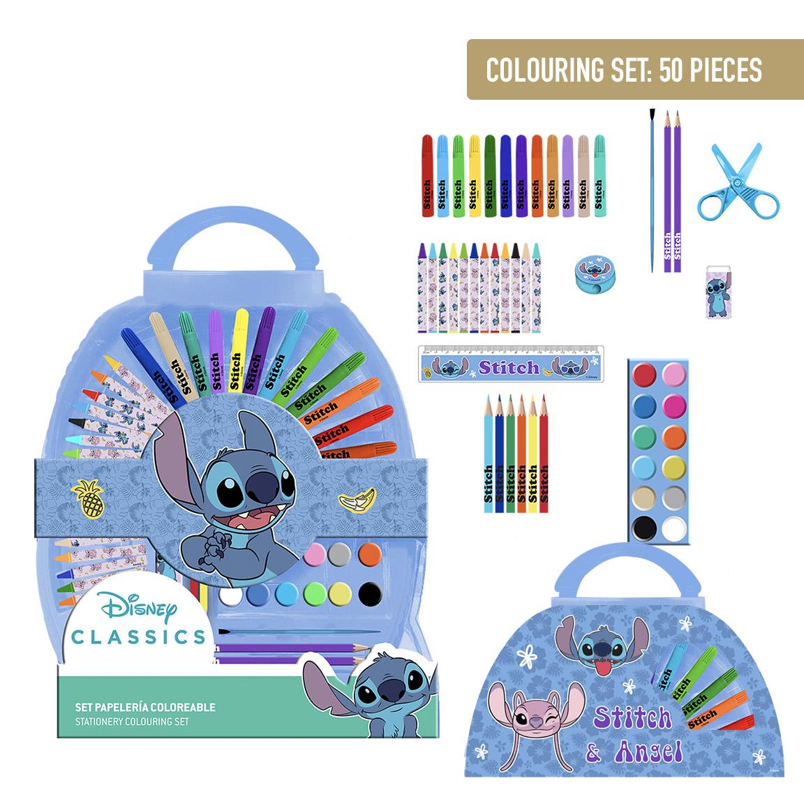 Disney Cancelleria Stitch Set Regalo Gadget Accessori e Cose per la Scuola  (Art Set) : : Cancelleria e prodotti per ufficio